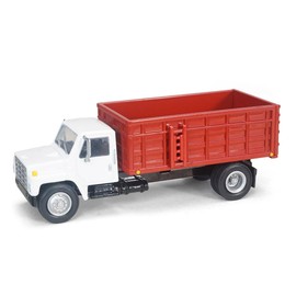 Spec Cast 1/64 White & Red 1982 International S1954 Grain Truck BAM-002