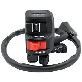 Mabutingti Handlebar Switch Suitable for Kawasaki Bayou 300 KLF300 Bayou 400 KLF400 Lakota 300 KEF300 Prairie 400 KVF400 Headlight Switch Light Switch Off Switch On Switch Button