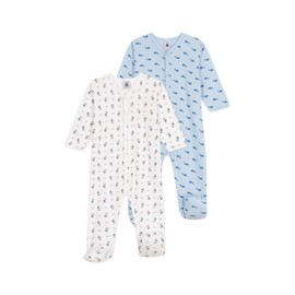 Petit Bateau Baby A0CT5 Sleep Goods, Variant 1, 12 Months (Pack of 2)