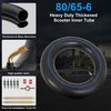 80/65-6 Heavy Duty Scooter Inner Tube (2-Pack), Thickened 10 Inch