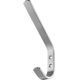 Gedotec Universe Coat Hook Silver | Coat Hook Stainless Steel | Hat Hook Round | Coat Hook Antique Vintage for Wall Mounting | 1 Piece - Design Wall Hook Including Mounting Material