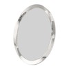 Happy Homewares Modern Oval Polished Nickel Plated Metal 4x6 Picture