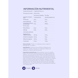 NutriADN Magnesium Blend |Magnesio Complex| Magnesio Quelado (Bisglicinato 100 MG, Glicinato 50 MG y Malato 50 MG ) + Vitamina B6 | Relajación, Sueño 