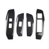 Red Black Carbon Fiber Pattern Interior Accessories Door Window Lock