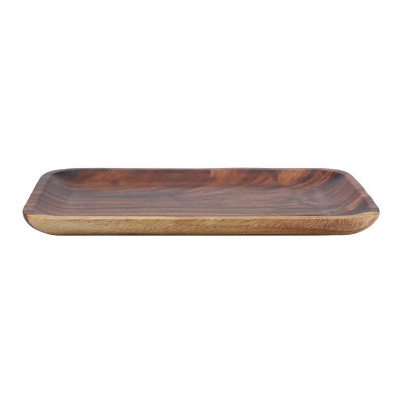 Elegant Sushi Tray Snacks Salad Desserts Wooden Serving Dish for