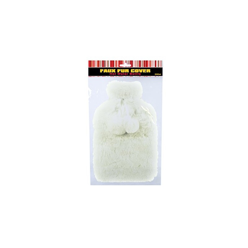 Benross 60860 2 Litre Cream Faux Fur Design Covered Hot