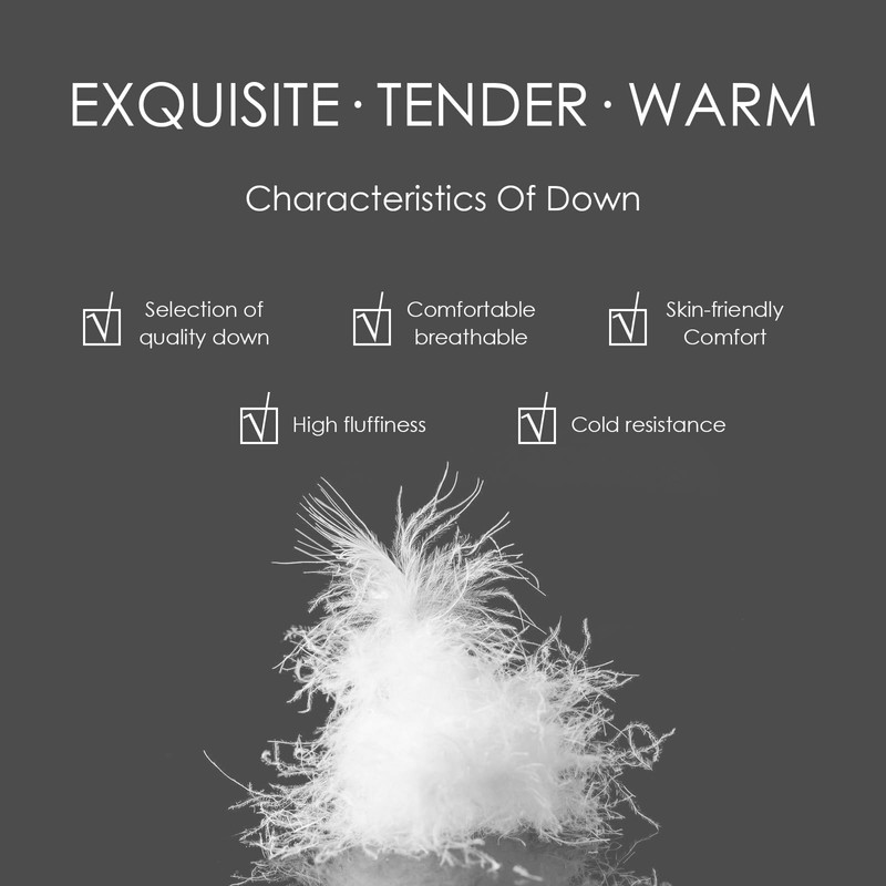 Tumjay Men's Winter Down Pants - Windproof Warm Puffer Ski