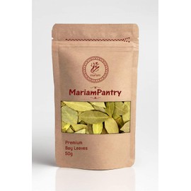 Premium Bay/Laurel Leaves 50g - by MariamPantry in Resealable Kraft Bag Pouch