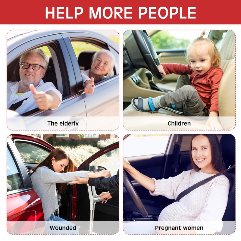 BBTO 4 Pcs Door Handle for Elderly with Assist Support