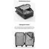 ASCG Hardside Carry On Luggage Airline Approved with Cup Holder,Lightweight