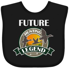 inktastic Future Duck Hunting Legend Baby Bib Black 356d0