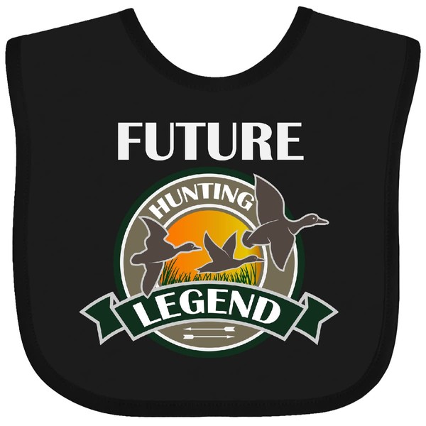 inktastic Future Duck Hunting Legend Baby Bib Black 356d0
