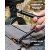 Titanium EDC Pry Bar with Bottle Opener, Measure Function Multi