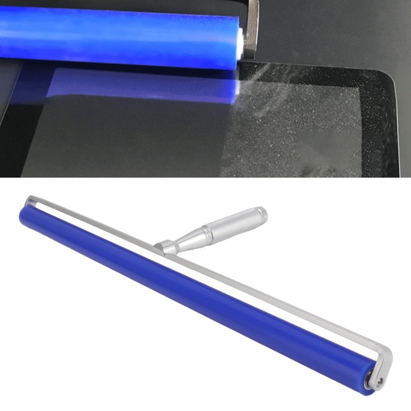 Silicone Screen Film Roller Blue Iron Bearing Anti Static High