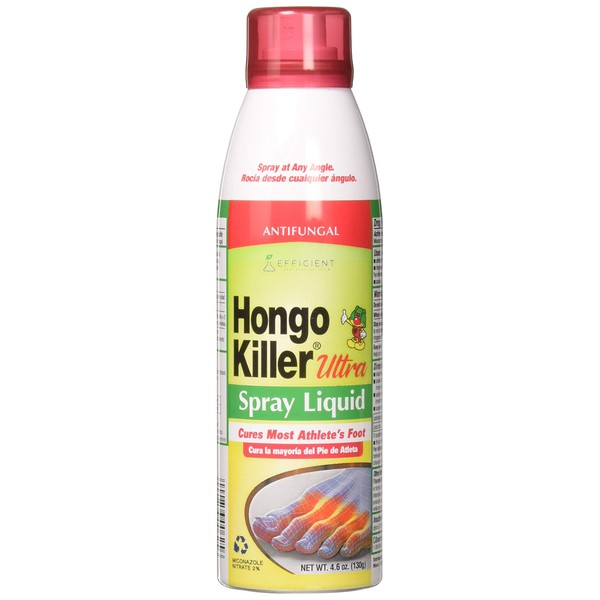 Hongo Killer Antifungal Ultra Spray Liquid 5.3oz - Athlete's Foot Treatment