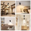 YindaLux Set of 2 LED Surface-Mounted Spotlights, Dimmable, Swivelling Ceiling