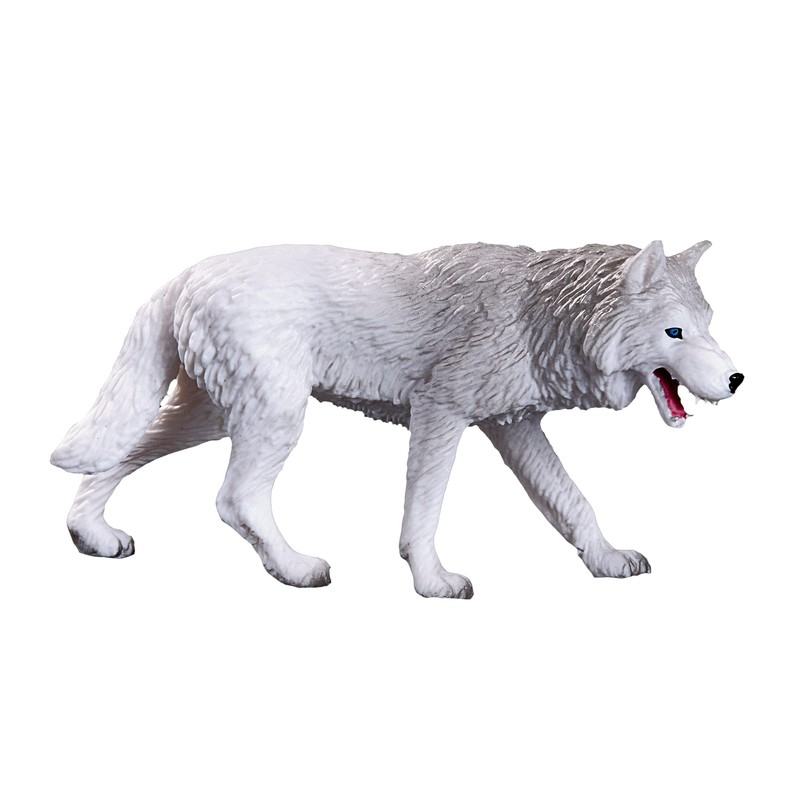 MOJO Arctic Wolf Collectable Wildlife Animal Toy Figure