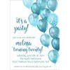 Turquoise Birthday Party Invitations With Envelopes