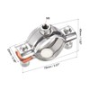 sourcing map 2 Pieces Wall Ceiling Bracket Pipe Support 304