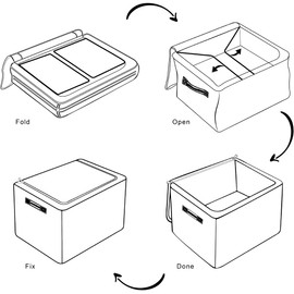 MARYHFENVA Ocean Starfish And Seashells Storage Bins with Zipper Lid Fabric Lidded Storage Baskets Boxes Foldable Washable Closet Shelf Clothes Organizer Container with PU Leather Handles