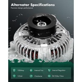 SCITOO Alternator Fits for Toyota for Avalon 1998-2004,for Toyota for Sienna 1998-2003 13706, 13806