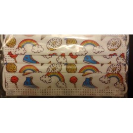 Qitao 10 Mascarillas Deshechable Tst Para Niñas Dibujos 3-12 Años