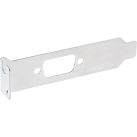 InLine 33208D Slot Bracket with 9-Pin Sub D Cut-Out, Low Profile
