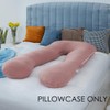 QUEEN ROSE Pregnancy Pillowcase, Maternity Body Pillow Replacement Cover, 140cm,
