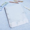 SUPERFINDINGS 2PCS Clear A4 Notebook Binder PVC Plastic Binder Covers