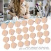 Beech Unfinished Wood Slice DIY Crafts Round Wood Discs Chip