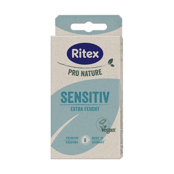 Ritex Pro Nature Sensitive Condoms - Pack of 8