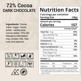 Milkboy Swiss Chocolates Dark Chocolates - 72% Cocoa, Made in Switzerland, Dairy Free, Vegan, Gluten-Free, Non-GMO, Kosher, Sustainably Farmed, European Chocolate - 3 oz, Pack 10