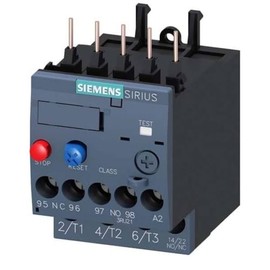 Siemens 3RU2116-1DB0 Overload Relay 2.2.3.2 A for Motor Protection SZ S00, Class 10, F. MOUNTING onto CONTACTOR Main AUX. Circuit: Screw Terminal Manual-Automatic-Reset, White