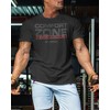 Comfort Zone is Dangerous Inspirational Workout Lifting Tshirt for Men