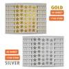 3500 Count Star Stickers for Paper Notebook, Journal Gold Silver