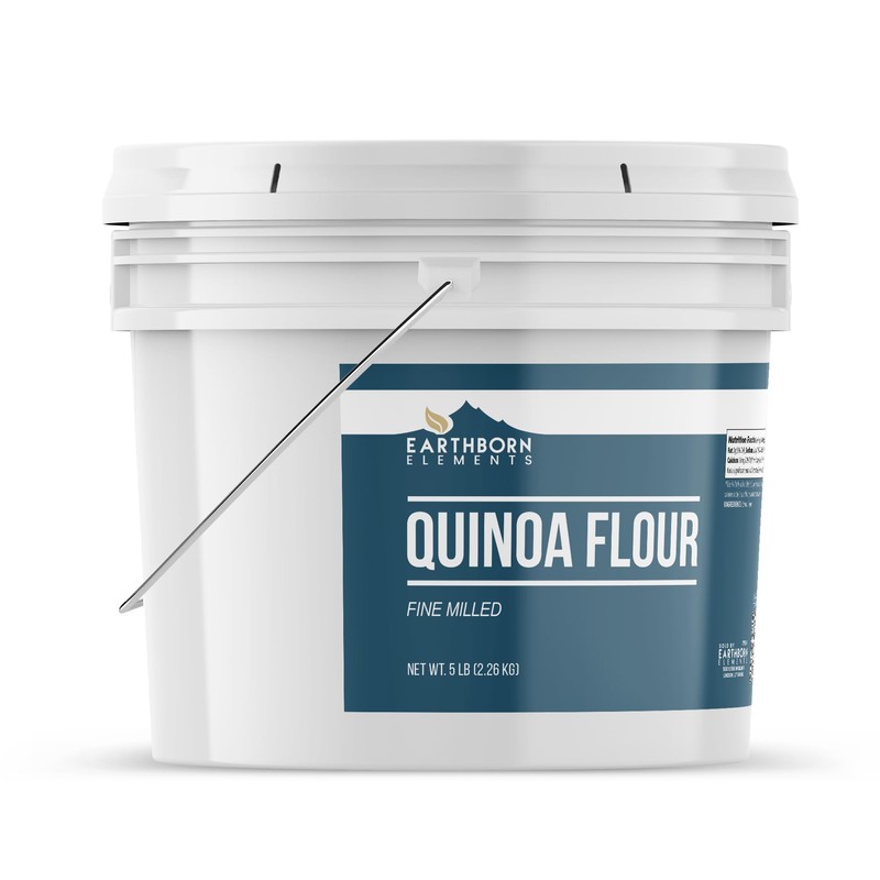 Earthborn Elements Quinoa Flour 1 Gallon, Vegan, Baking & Cooking