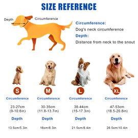 Dog Cone, Dog Recovery Collar for Small Medium Large Dogs Dog Surgery Collar for Dogs After Operation Preventing Pets from Touching Wounds (XL)