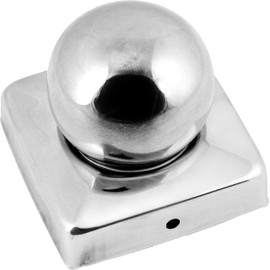 CONNEX HV4322 Post caps NIRO 70x70mm with Ball, 70 x 70 mm