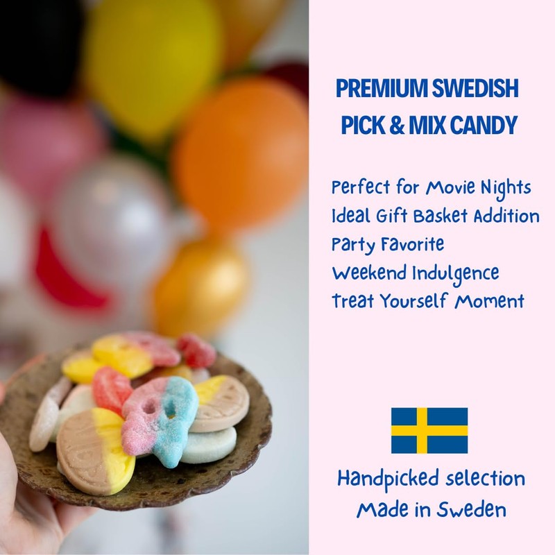 Swedish Candy Chef Mix - Bubs Swedish Candy - Variety