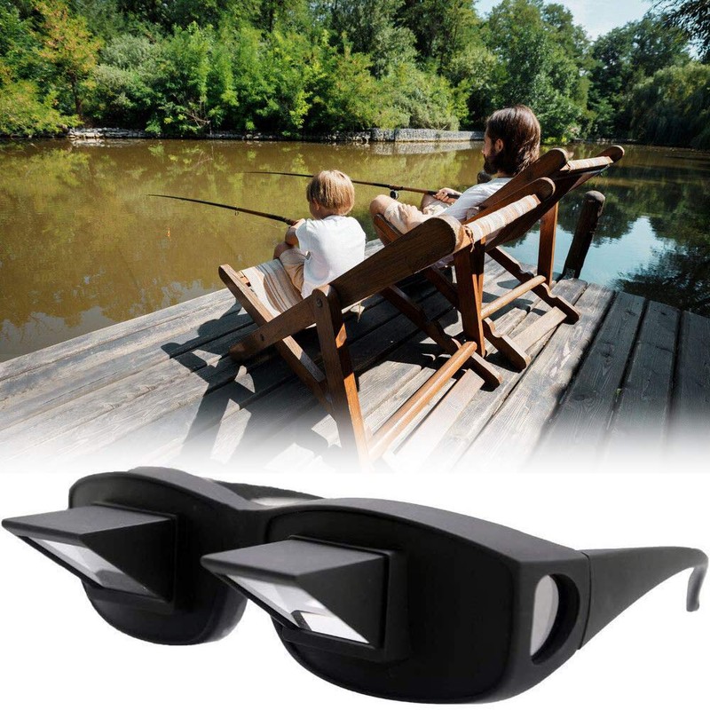 okcsc Horizontal Lazy Glasses 90°Angle Lying Down Bed Reading Prism