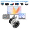 XMSJSIY RJ45 CAT6A Panel Mount Adapter Threaded Fixed Mount Coupler