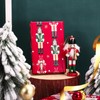 WRAPAHOLIC 30 Inch Jumbo Reversible Nutcracker Christmas Wrapping Paper -