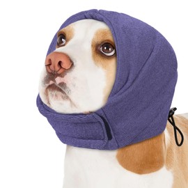 AOFITEE Dog Ear Muffs Noise Protection, Dog Calming Hoodie, No Flap Ear Wraps for Dogs, Soft Dog Noise Cancelling Ear Muffs, Dog Ear Cover for Anxiety Relief, Fireworks, Dog Ear Protection Grooming