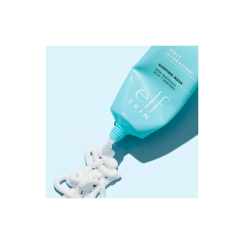 e.l.f. Holy Hydration Sleep, Ultra-Hydrating Dual-Use Face Mask, Replenishes Nourishes
