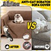 Cat Scratch Furniture Protector - Anti-Slip, Waterproof Sofa Cover to