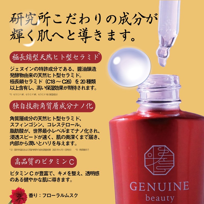 Genuin Beauty Gloss Barrier® Natural Human Type Ceramide from Soy