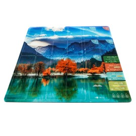 PLAYMATS P055 Earth Board Play Mat Lake 15cm x 15cm