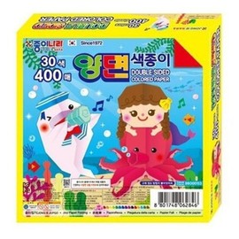400 Sheets Double-Sided Colored Paper 150x150mm Jonginara (WC154CE) / 400매 양면색종이 150x150mm 종이나라 (WC154CE)