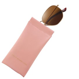 Bloopic Glasses Storage Bag, Glasses Case, Soft, Slim, Stylish, Portable, Waterproof, Sunglasses Bag, Glasses Case, For Travel, Pink