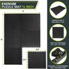 ProsourceFit Puzzle Exercise Mat ½ in, EVA Interlocking Foam Floor